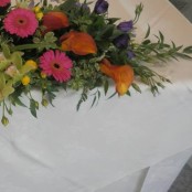 Top table flower display
